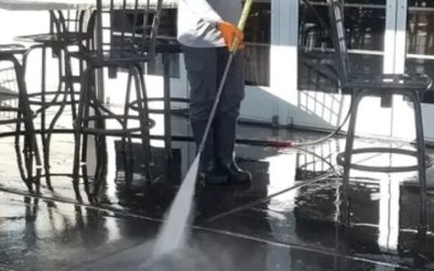 How Can Pressure Washing Address Hard-Water Marks on Outdoor Surfaces?
